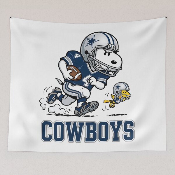 Item preview, Snoopy And Woodstock Dallas Football Action Fan designed and sold by DamianRoy88.