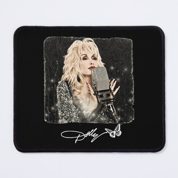 Item preview, Dolly Parton Microphone Sparkle Portrait Design designed and sold by CampbellkhDesig.