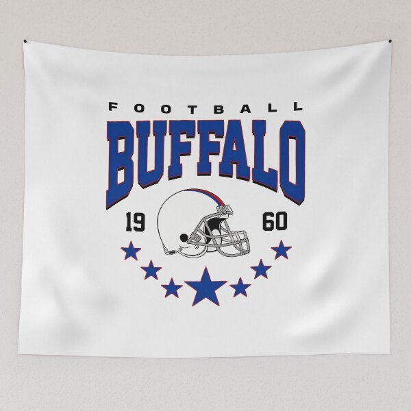 Item preview, Buffalo Football Retro Helmet Kid  designed and sold by BenjaminK87727.