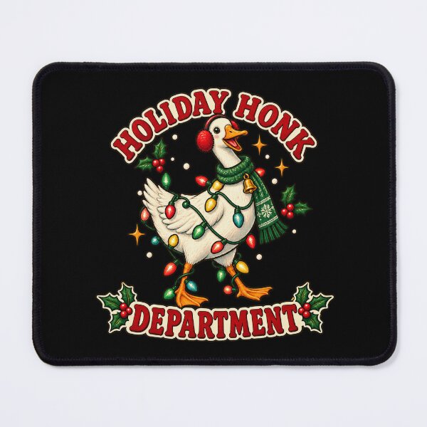 Item preview, Holiday Honk Department – Funny Christmas Goose designed and sold by czarnyfeniks.