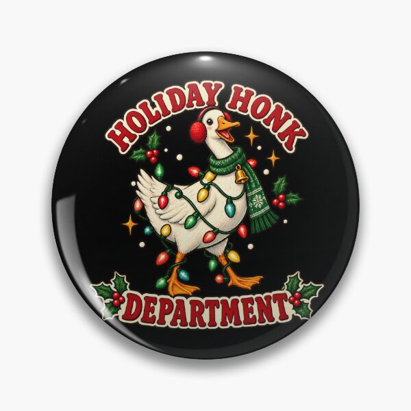 Item preview, Holiday Honk Department – Funny Christmas Goose designed and sold by czarnyfeniks.