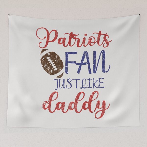 Item preview, Patriots Football designed and sold by PetalRadiant.