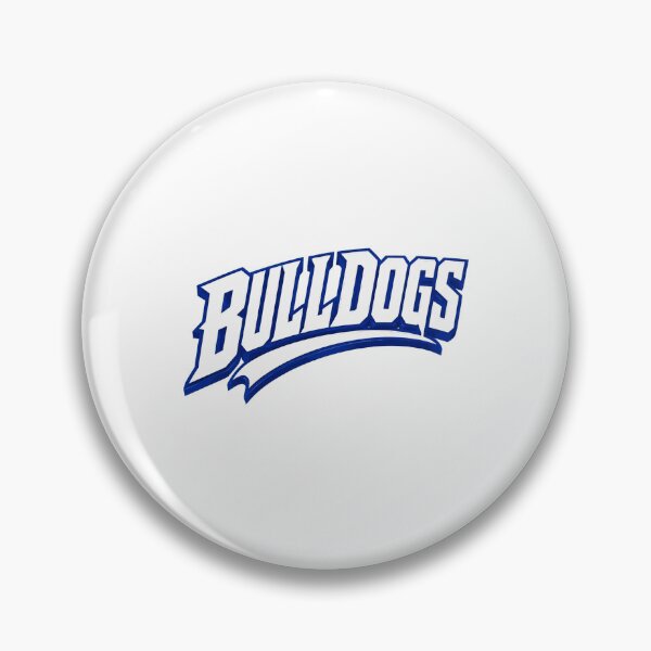 Item preview, Bulldogs Sporty Blue White Varsity Style  designed and sold by MariaLoga71766.
