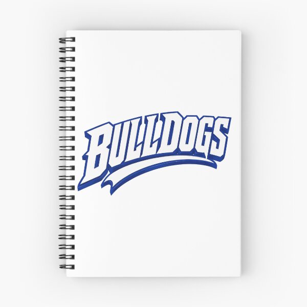 Item preview, Bulldogs Sporty Blue White Varsity Style  designed and sold by MariaLoga71766.