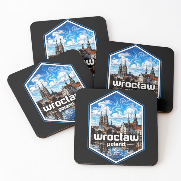 Item preview, Wroclaw City Poland Trippy Art designed and sold by TomFrontierArt.