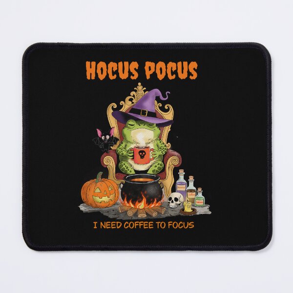 Item preview, Burnt Out Witch Frog – Funny Halloween Coffee Lover designed and sold by SimoesArtistry.