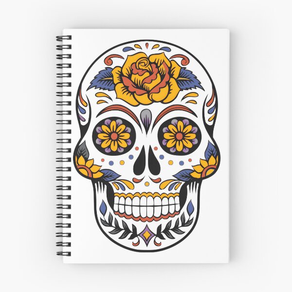 Item preview, Spooky Floral Skull Halloween Gothic Art | ⭐⭐⭐⭐⭐ Best Seller designed and sold by jameswalker202.