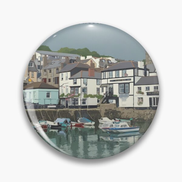 Item preview, Falmouth Cornwall Original Custom Vintage Poster Wall Art Design Gift Pillow Home Soft Furnishing designed and sold by Cool Robot Bro..