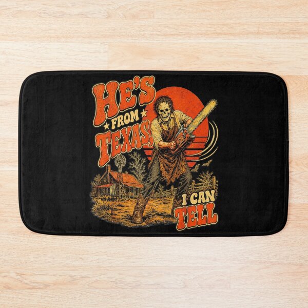 Item preview, Hes From Texas I Can Tell Chainsaw Horror Halloween designed and sold by Arens ★★★★★.