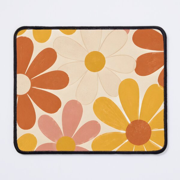 Item preview, Retro 70s Daisy Floral Pattern designed and sold by bauschberts.