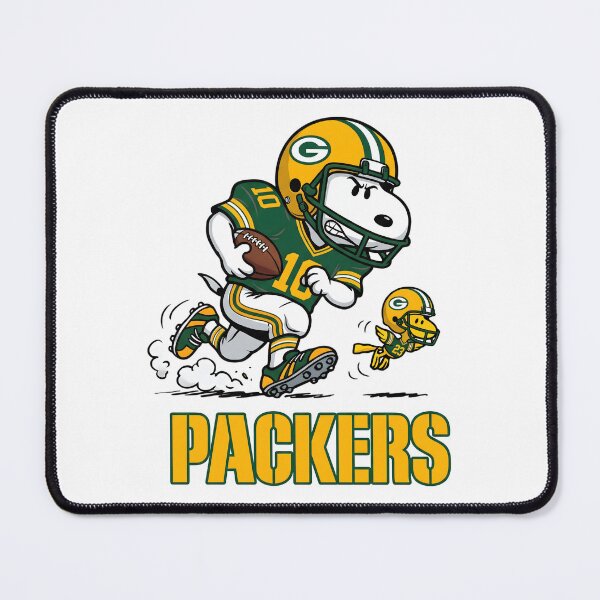 Item preview, Snoopy And Woodstock Green Bay Football Action Fan  designed and sold by DamianRoy88.