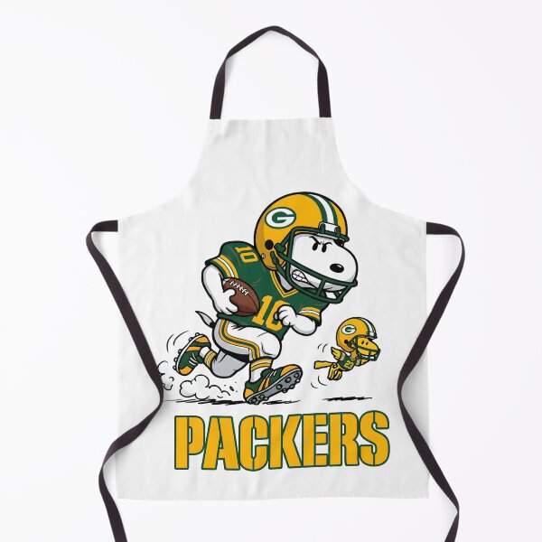 Item preview, Snoopy And Woodstock Green Bay Football Action Fan designed and sold by DamianRoy88.