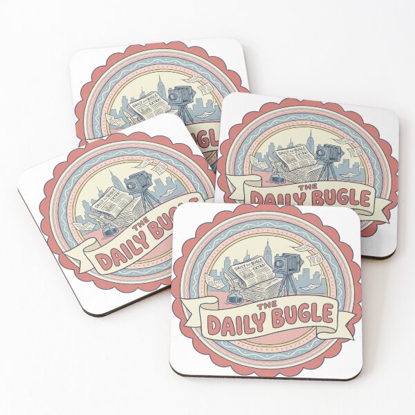 Item preview, The Daily Bugle Vintage Newspaper New York Retro Souvenir Badge designed and sold by Fandom Universe.