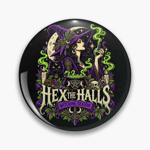 Item preview, Hex the Halls – Witching Season designed and sold by Pandaburba.