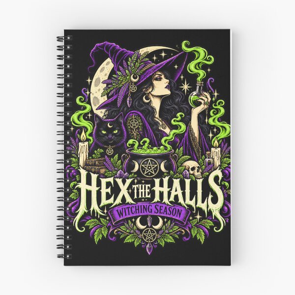 Item preview, Hex the Halls – Witching Season designed and sold by Pandaburba.