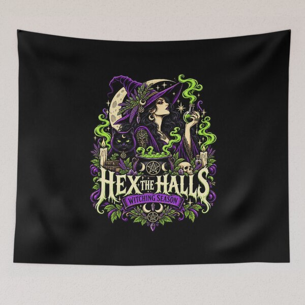 Item preview, Hex the Halls – Witching Season designed and sold by Pandaburba.
