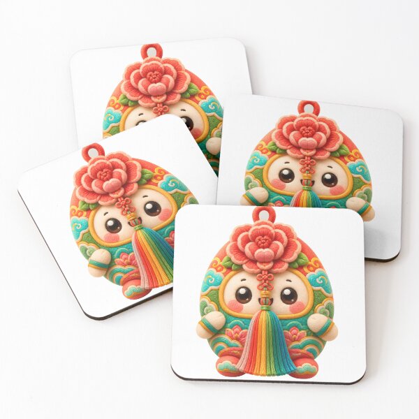 Item preview, Korean Norigae Ornamental Pendant Mascot — Marker-style Digital Illustration designed and sold by radou88.