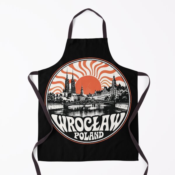 Item preview, Wroclaw City Poland Trippy Art Vintage Travel designed and sold by TomFrontierArt.