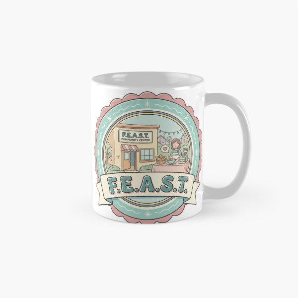 Item preview, F.E.A.S.T. Vintage Community Center New York Retro Souvenir Badge designed and sold by Fandom Universe.
