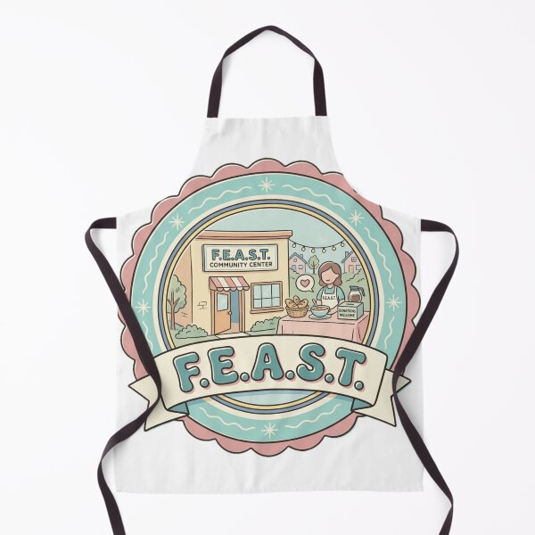 Item preview, F.E.A.S.T. Vintage Community Center New York Retro Souvenir Badge designed and sold by Fandom Universe.