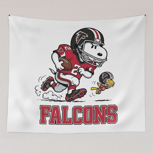 Item preview, Snoopy And Woodstock Atlanta Football Action Fan designed and sold by DamianRoy88.