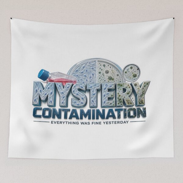 Item preview, Cell Culture Contamination Lab Humor designed and sold by pradeepvisuals.