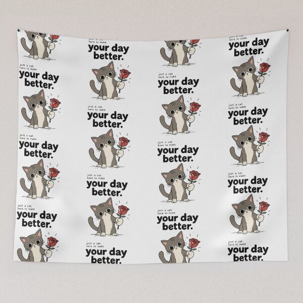 Item preview, Funny Cat Makes Your Day Better designed and sold by MonkiFlipp.