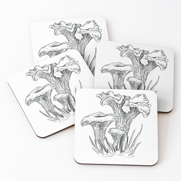 Item preview, Chanterelle Mushroom – Realistic Botanical Pencil Art designed and sold by SaskiaFranken.