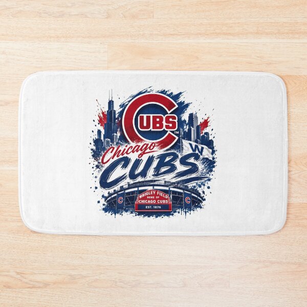 Item preview, Chicago Cubs Wrigley Field Retro Baseball  designed and sold by SarahSanc43018.