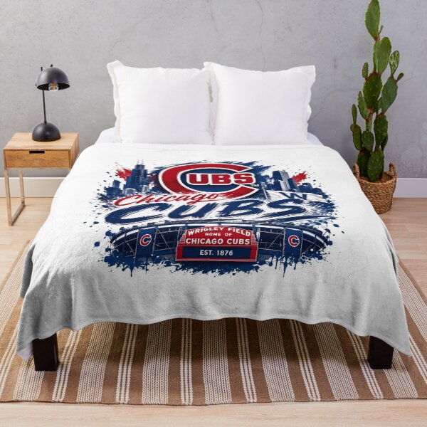 Item preview, Chicago Cubs Wrigley Field Retro Baseball designed and sold by SarahSanc43018.