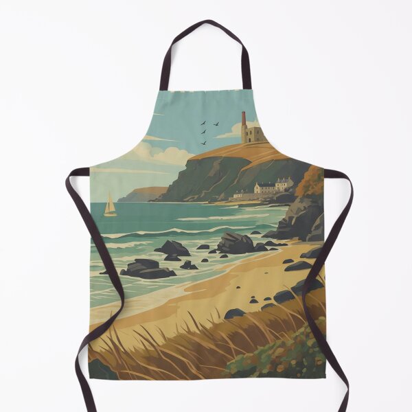 Item preview, Cornwall Original Custom Vintage Poster Wall Art Design Gift Pillow Home Soft Furnishing designed and sold by Cool Robot Bro..