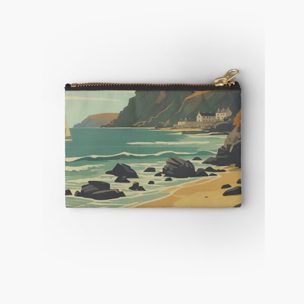 Item preview, Cornwall Original Custom Vintage Poster Wall Art Design Gift Pillow Home Soft Furnishing designed and sold by Cool Robot Bro..