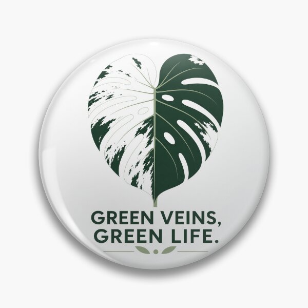 Item preview, Green Veins Green Life Variegated Monstera Art designed and sold by Kaikab007.