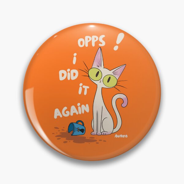 Item preview, Oops I Did It Again Cat designed and sold by HouseOfAurea.