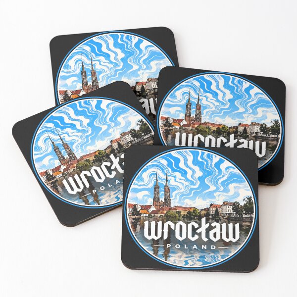 Item preview, Wroclaw City Poland Trippy  designed and sold by TomFrontierArt.