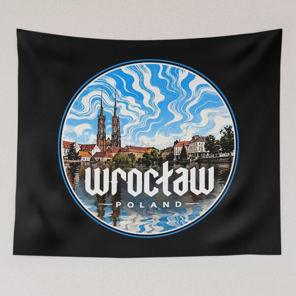 Aperçu de l'œuvre Wroclaw, Pologne, ville psychédélique créée et vendue par TomFrontierArt.