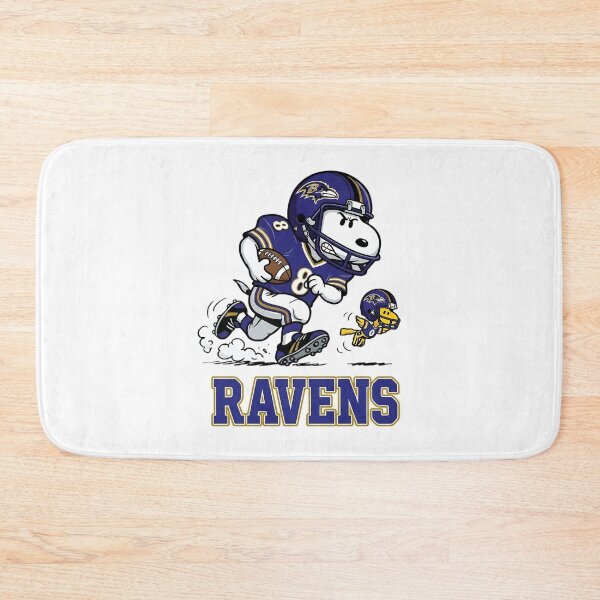 Item preview, Snoopy And Woodstock Baltimore Football Action Fan designed and sold by DamianRoy88.