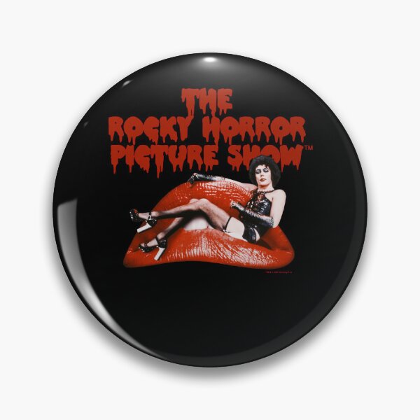 Item preview, The Rocky Horror Picture Show Frank N Furter On Red Lips Classic Movie Poster Fan Apparel designed and sold by slmfams.