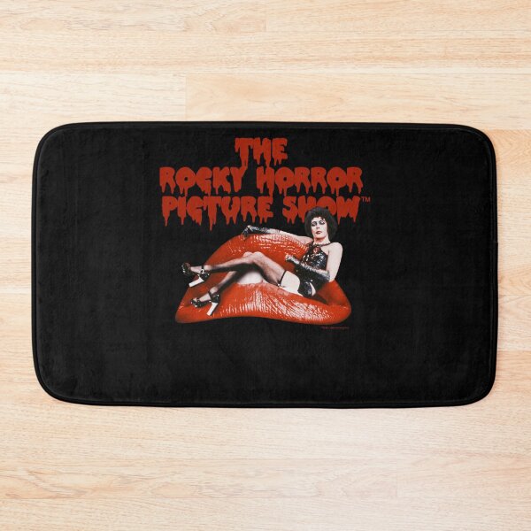 Item preview, The Rocky Horror Picture Show Frank N Furter On Red Lips Classic Movie Poster Fan Apparel designed and sold by slmfams.
