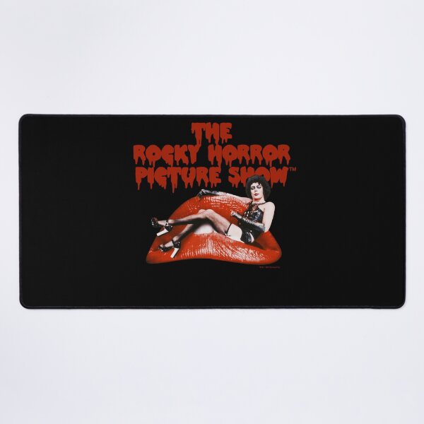 Item preview, The Rocky Horror Picture Show Frank N Furter On Red Lips Classic Movie Poster Fan Apparel designed and sold by slmfams.