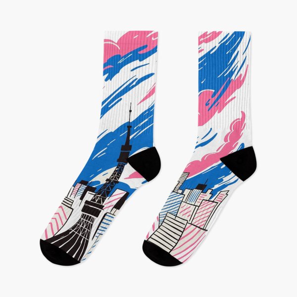Item preview, Tokyo Nights Minimalist Skyline Art designed and sold by Yesterday's Pixel.