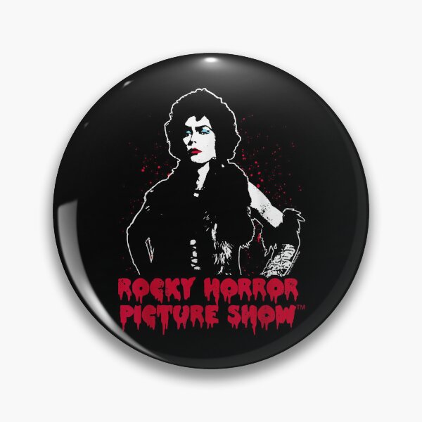 Item preview, Rocky Horror Picture Show Frank N Furter White Silhouette Red Blood Splatter Cult Classic Fan Apparel designed and sold by slmfams.