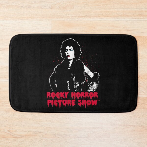 Item preview, Rocky Horror Picture Show Frank N Furter White Silhouette Red Blood Splatter Cult Classic Fan Apparel designed and sold by slmfams.