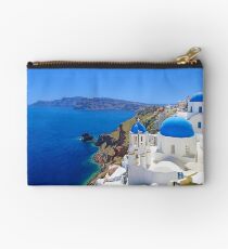 Santorini island, Greece Zipper Pouch
