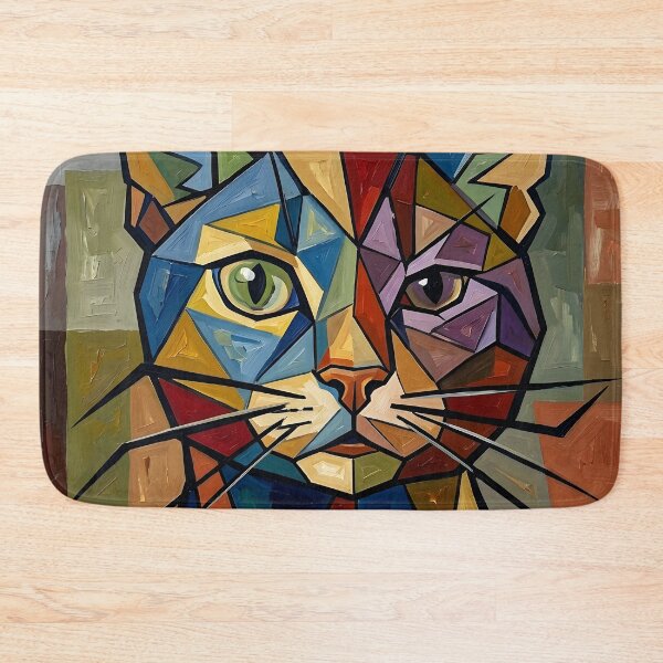 Item preview, Cat Portrait - Pablo Picasso Cubism Style designed and sold by Abeshinobi.
