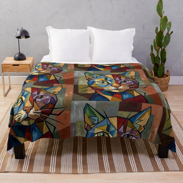 Item preview, Cat Portrait - Pablo Picasso Cubism Style designed and sold by Abeshinobi.