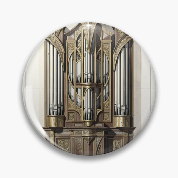 Item preview, Art Nouveau Organ Architectural Blueprint designed and sold by pinkal.