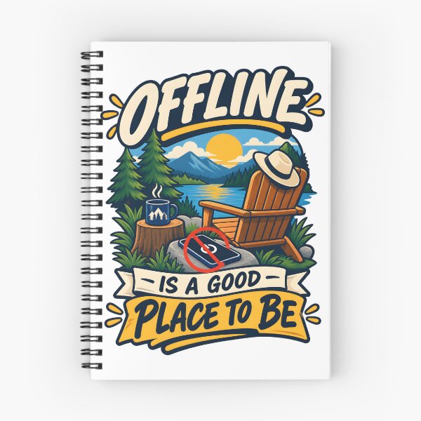 Item preview, Offline Is a Good Place to Be designed and sold by Ahsacom.