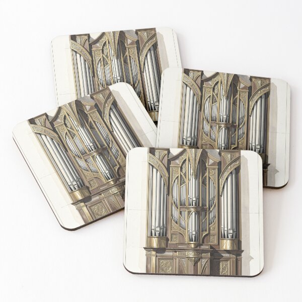 Item preview, Art Nouveau Organ Architectural Blueprint designed and sold by pinkal.