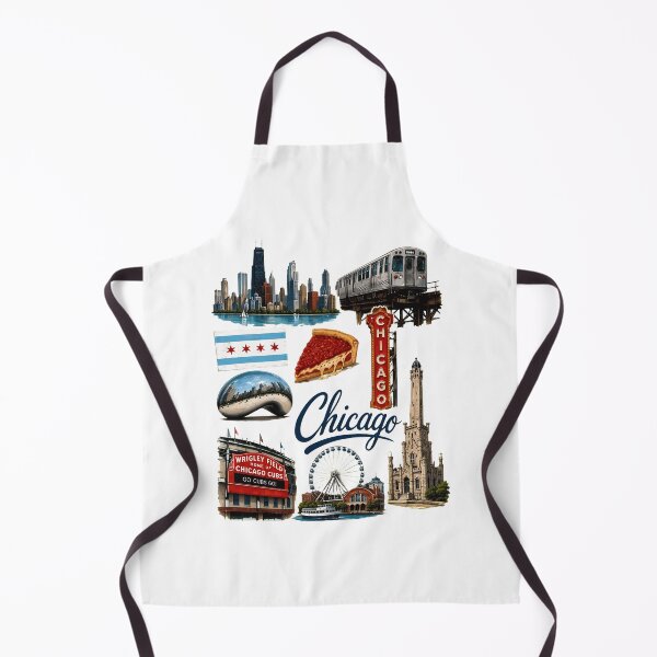 Item preview, Chicago City Collage Retro Design designed and sold by SarahSanc43018.